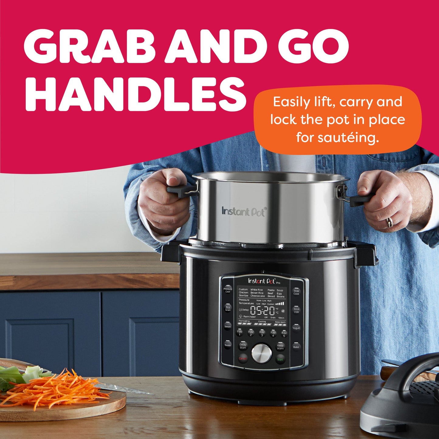 Instant Pot® Pro™ 6QT Multi-Use Pressure Cooker