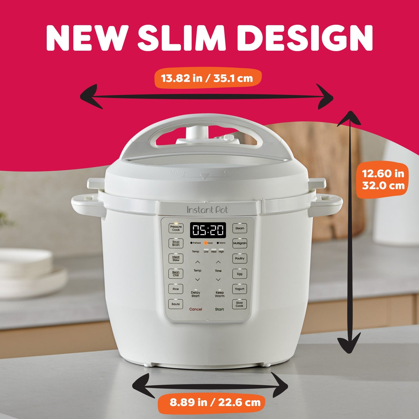 Instant Pot® 6QT RIO™ Multi-Cooker, Sea Salt