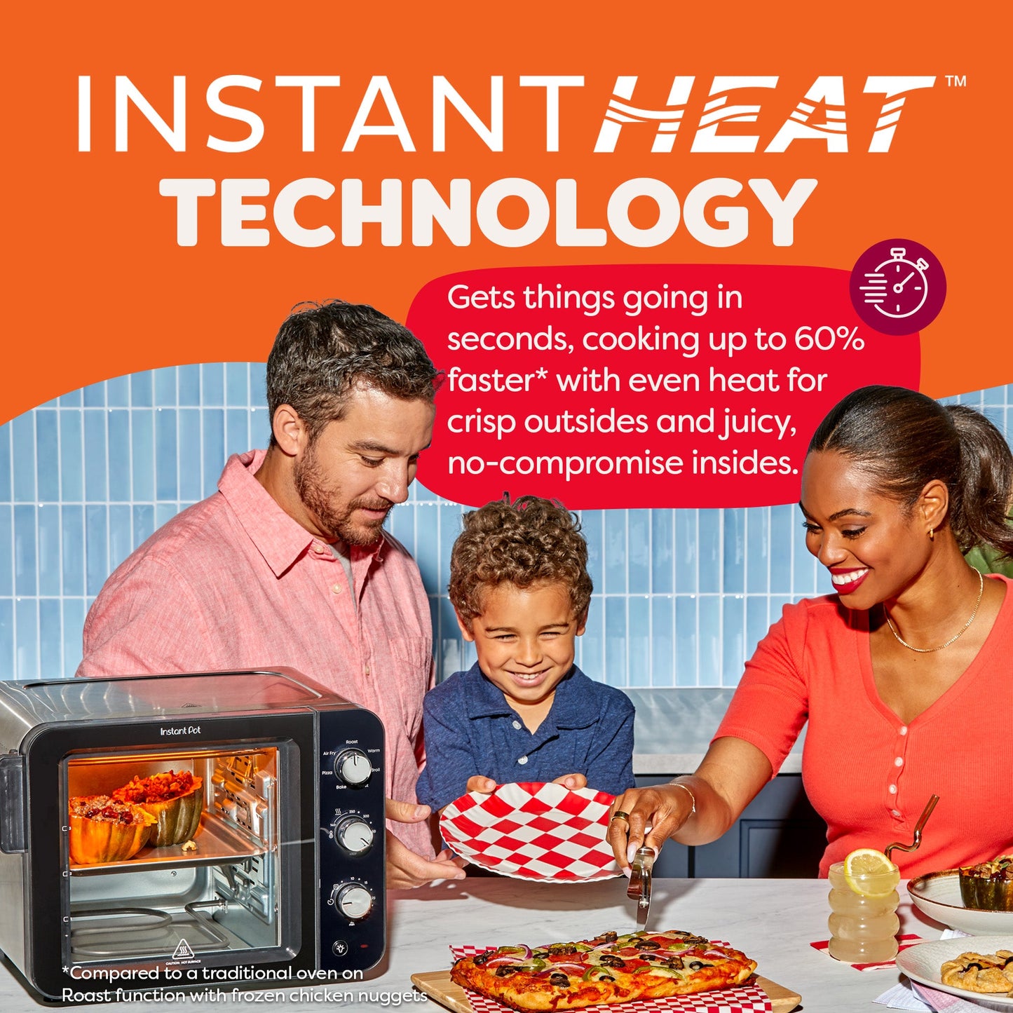 Instant Pot® 4-Slice InstantHeat™ Mini Air Fryer Toaster Oven