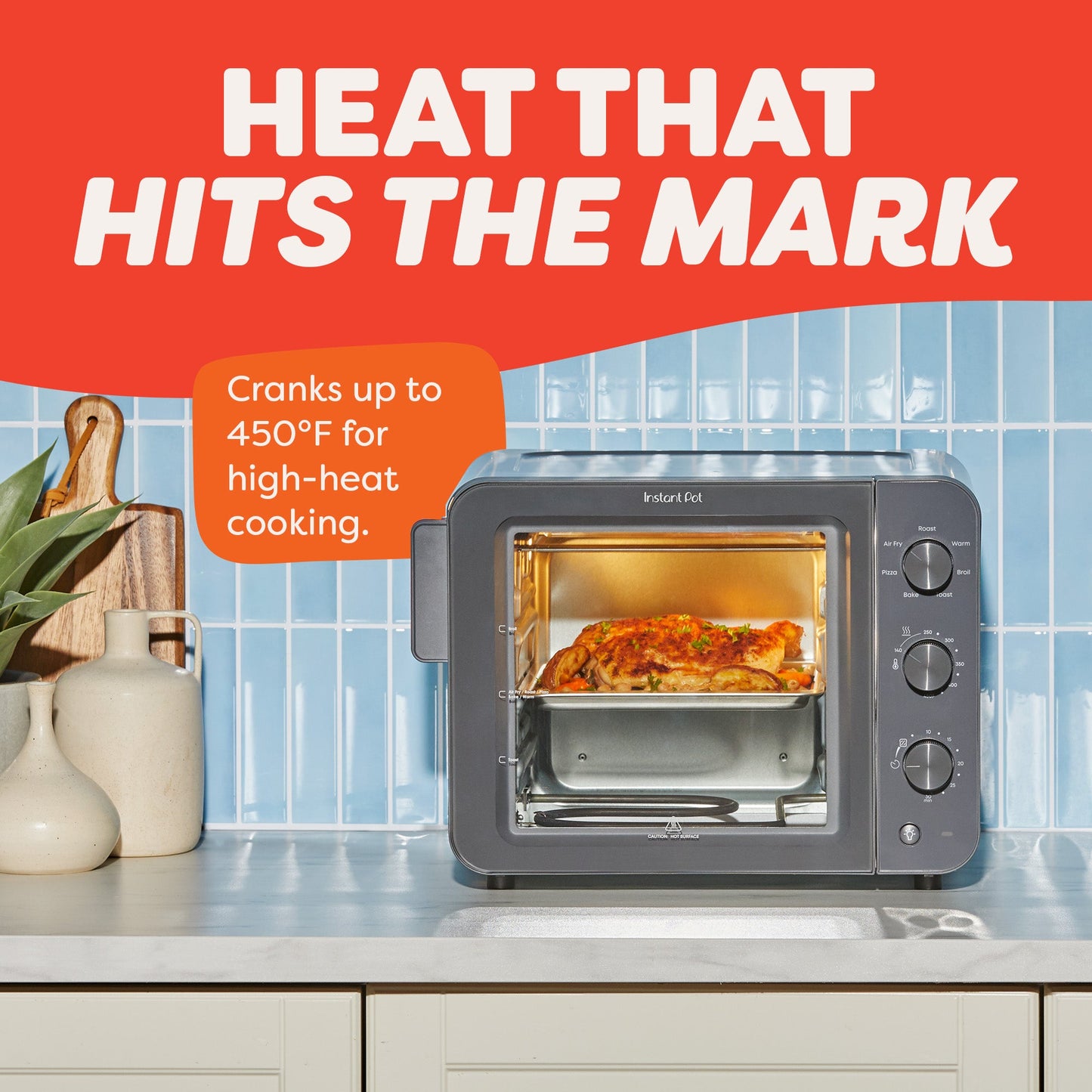 Instant Pot® 4-Slice InstantHeat™ Mini Air Fryer Toaster Oven, Truffle
