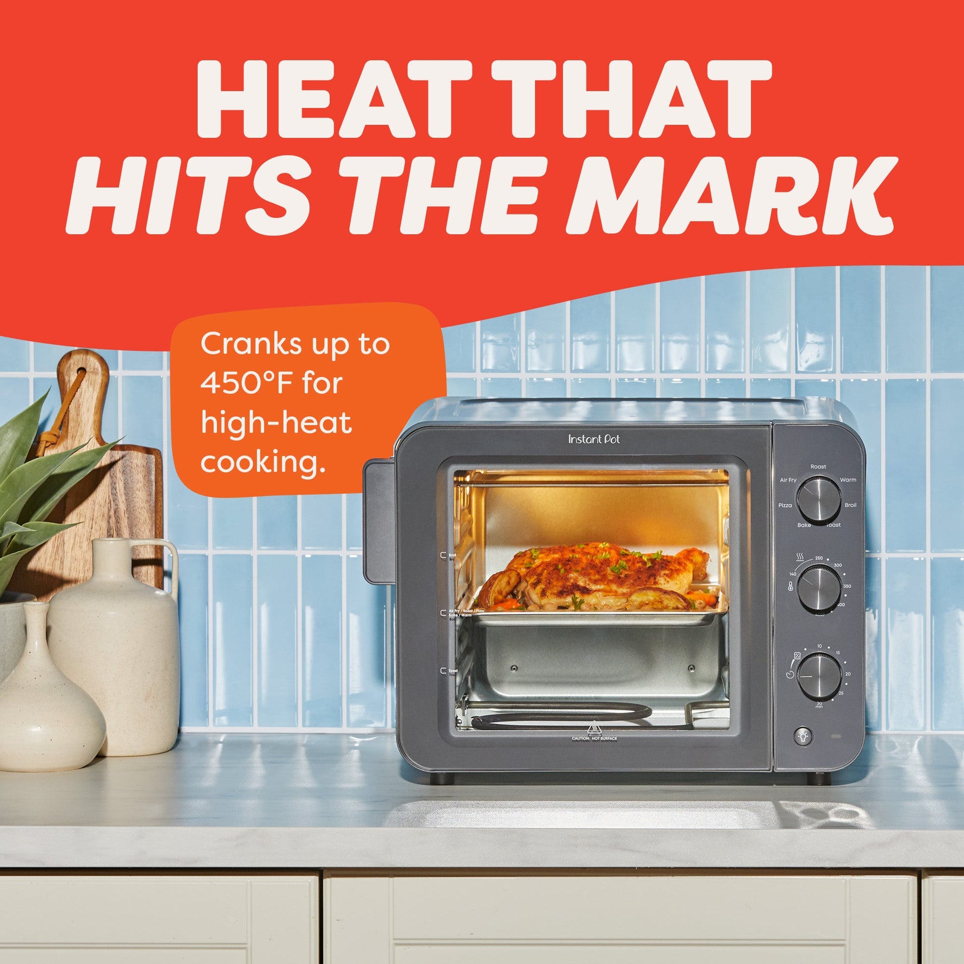 Instant Pot® 4-Slice InstantHeat™ Mini Air Fryer Toaster Oven, Truffle