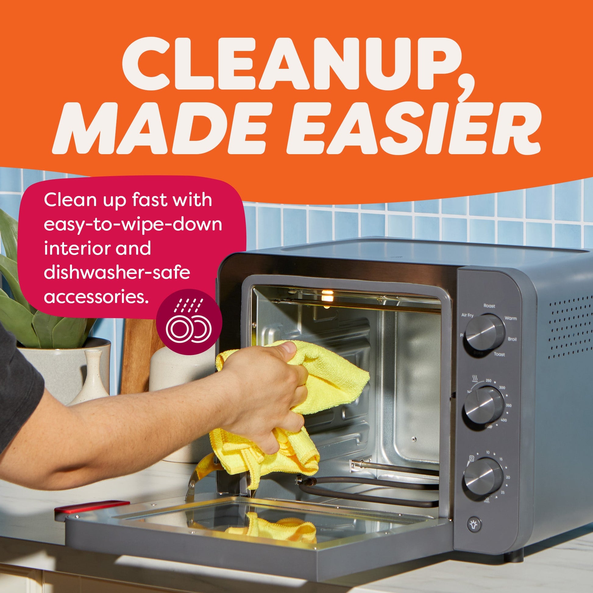 Instant Pot® 4-Slice InstantHeat™ Mini Air Fryer Toaster Oven, Truffle