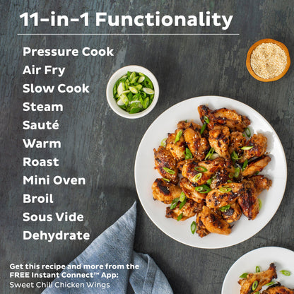 Instant Pot® Duo™ Crisp™ + Air Fryer 6QT Multi-Use Pressure Cooker