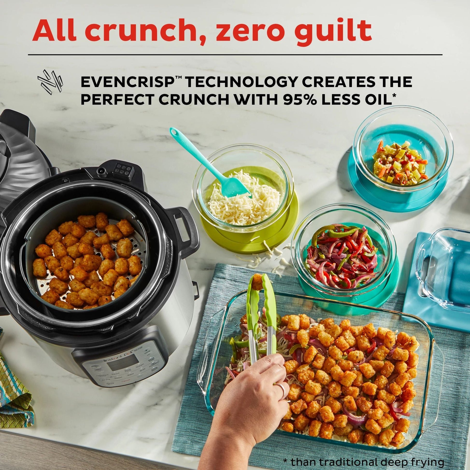Instant Pot® Duo™ Crisp™ + Air Fryer 6QT Multi-Use Pressure Cooker