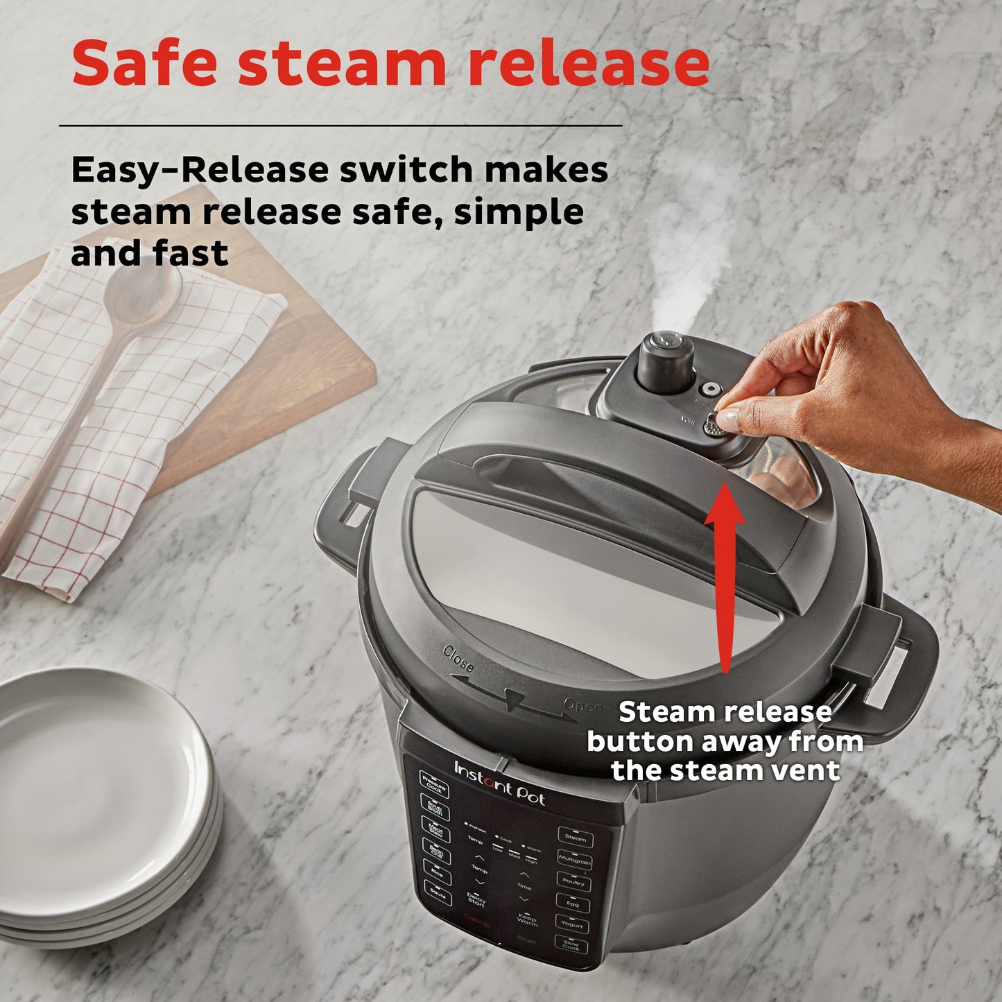 Instant Pot® 6QT RIO™ Multi-Cooker, Black