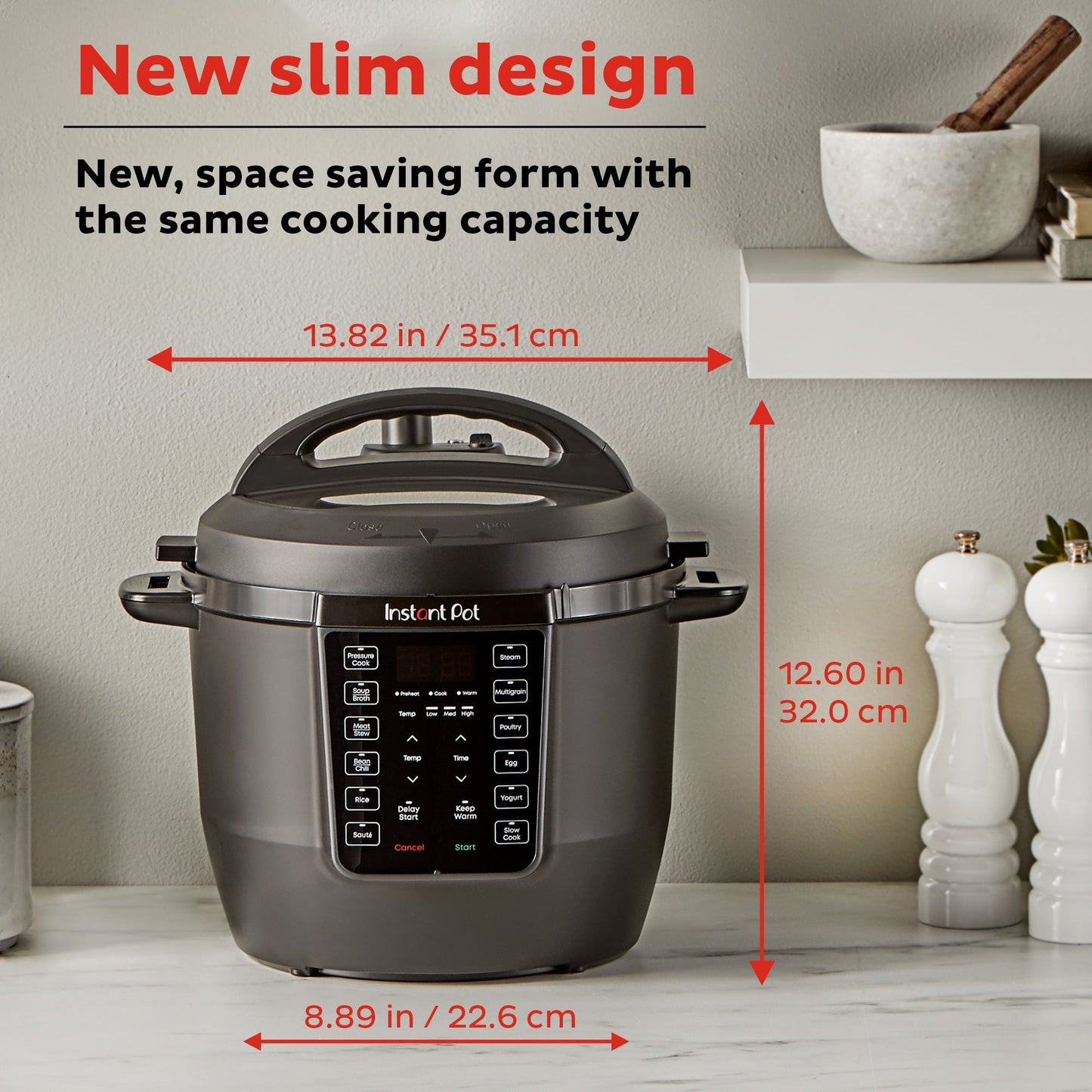 Instant Pot® 6QT RIO™ Multi-Cooker, Black
