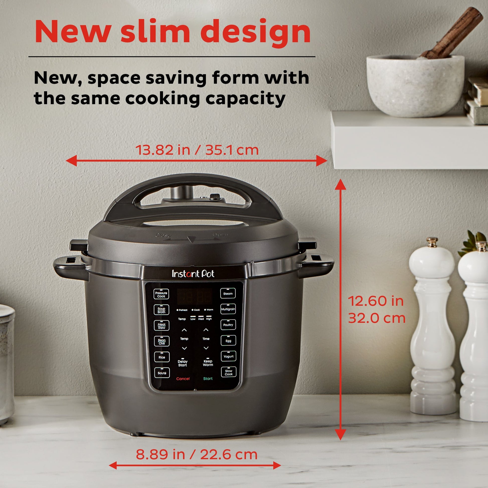 Instant Pot® 6QT RIO™ Multi-Cooker, Black