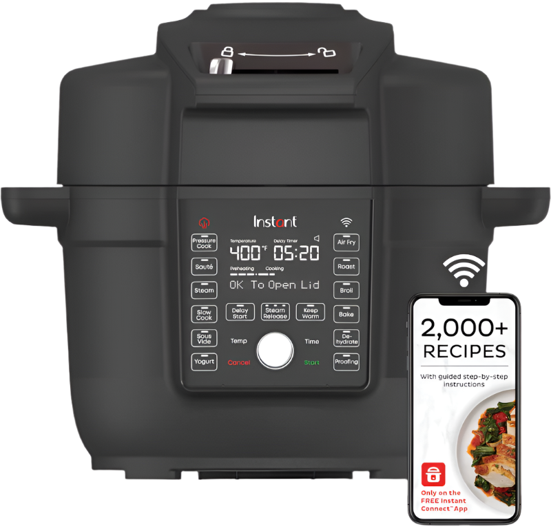 Instant Pot® Duo™ Crisp™ 6.5QT with Ultimate Lid Smart Multi-Cooker and Air Fryer