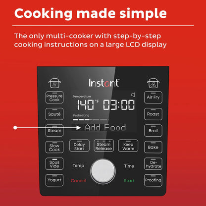 Instant Pot® Duo™ Crisp™ 6.5QT with Ultimate Lid Multi-Cooker and Air Fryer