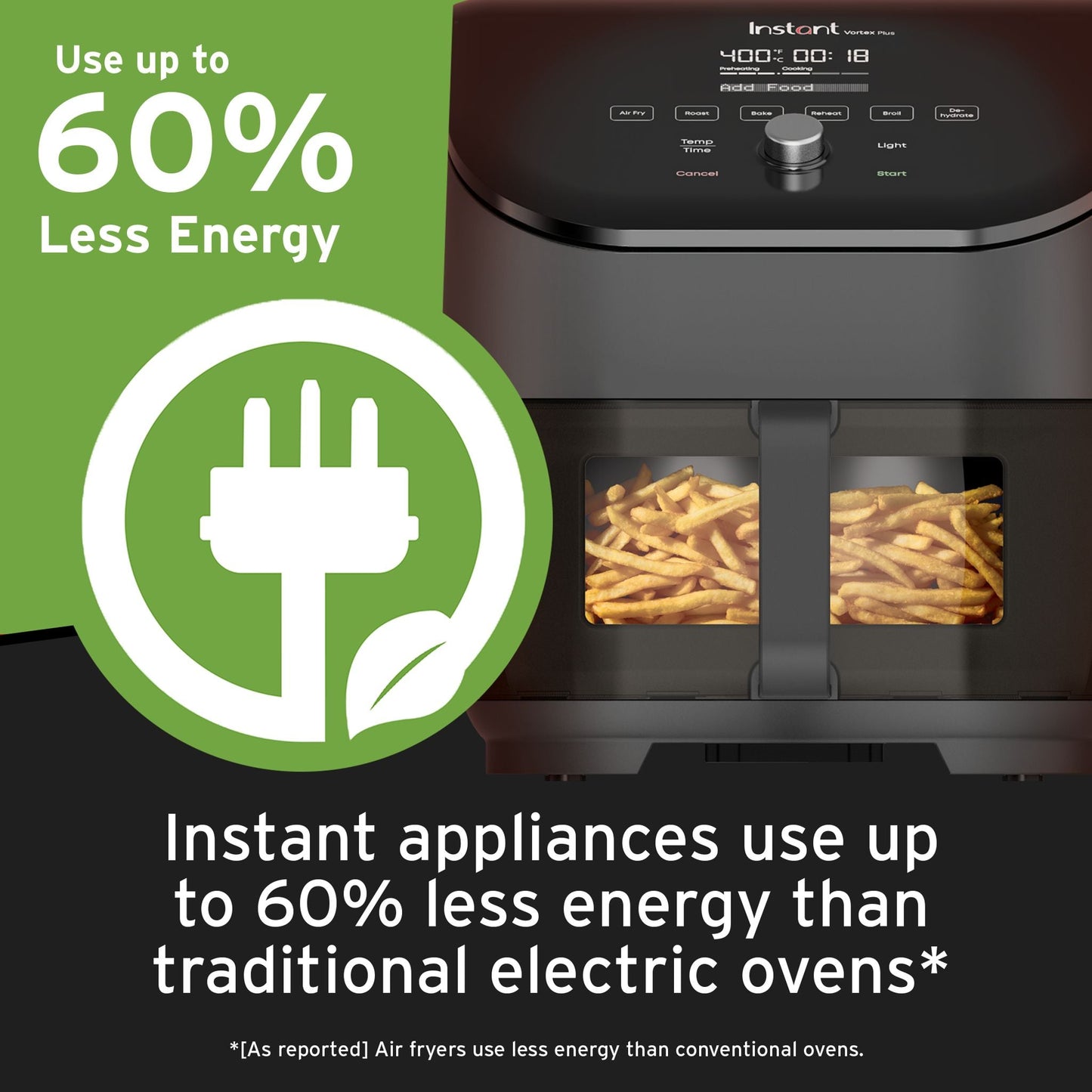 Instant Pot® VORTEX® Plus 6QT ClearCook Air Fryer