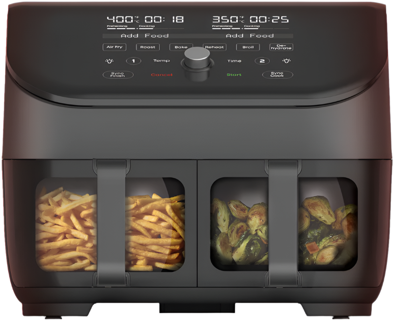 Instant Pot® Vortex® Plus Dual Black 8QT Air Fryer with ClearCook
