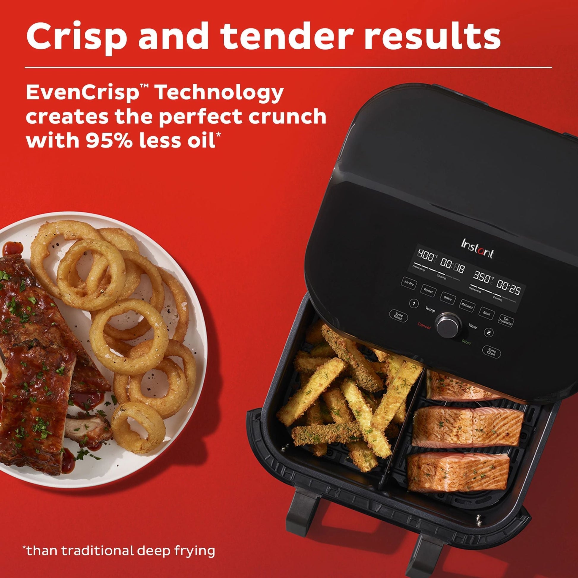Instant Pot® 9QT VORTEX® Air Fryer with VersaZone™ Technology