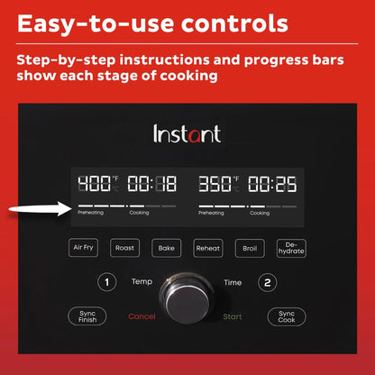 Instant Pot® 9QT VORTEX® Air Fryer with VersaZone™ Technology