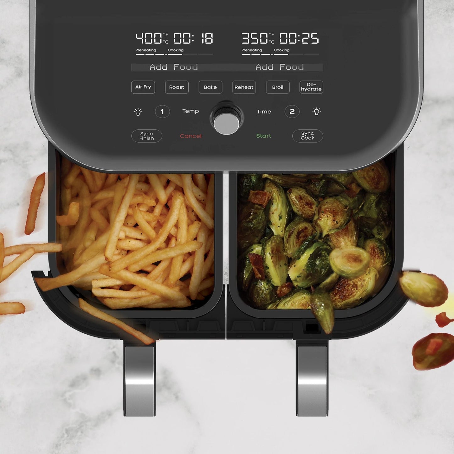 Instant Pot® Vortex® Plus Dual 8QT Stainless Steel Air Fryer with ClearCook