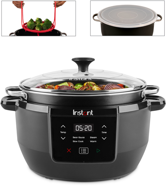 Instant Pot® Superior Cooker Slow Cooker + Multifunctional Cooker (with Bonus Accessories)