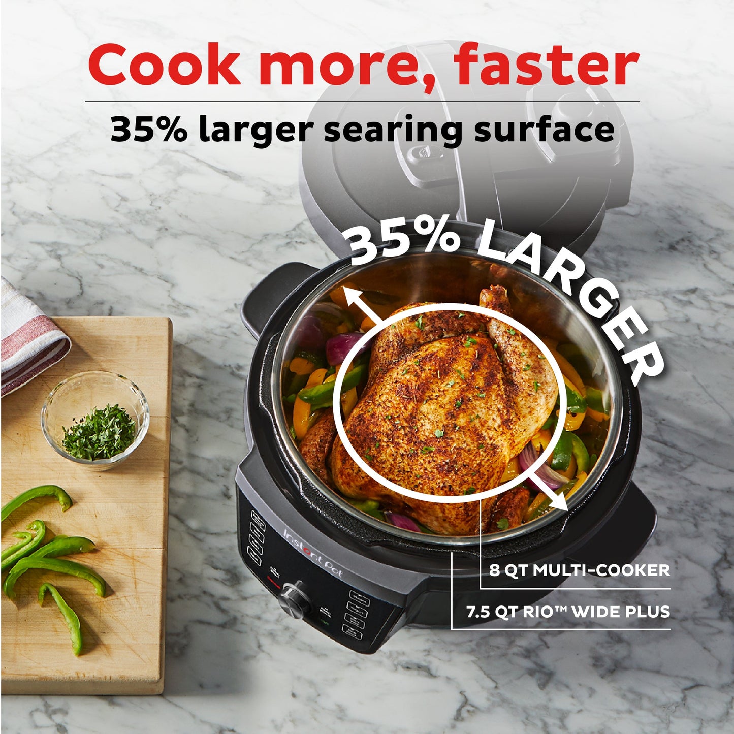 Instant Pot® RIO™ Wide Plus Multi-Cooker